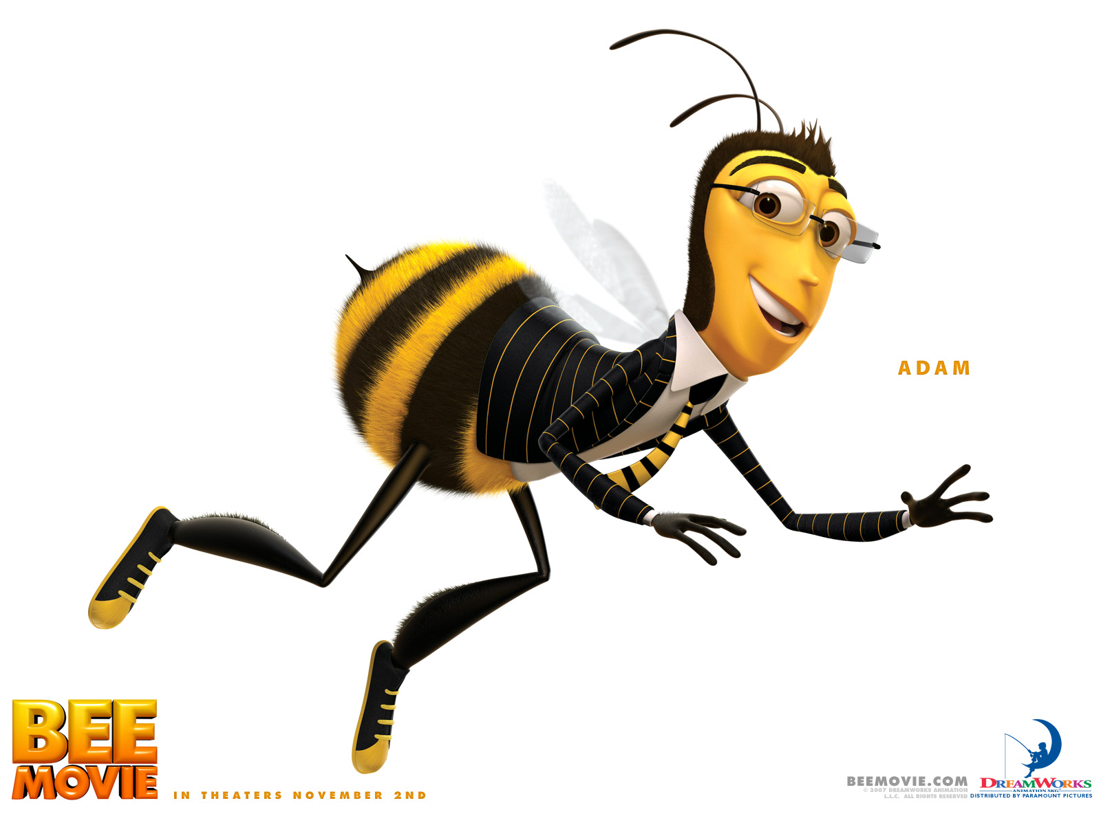 1600x1200 Bee Movie - A História de uma Abelha Cartoons