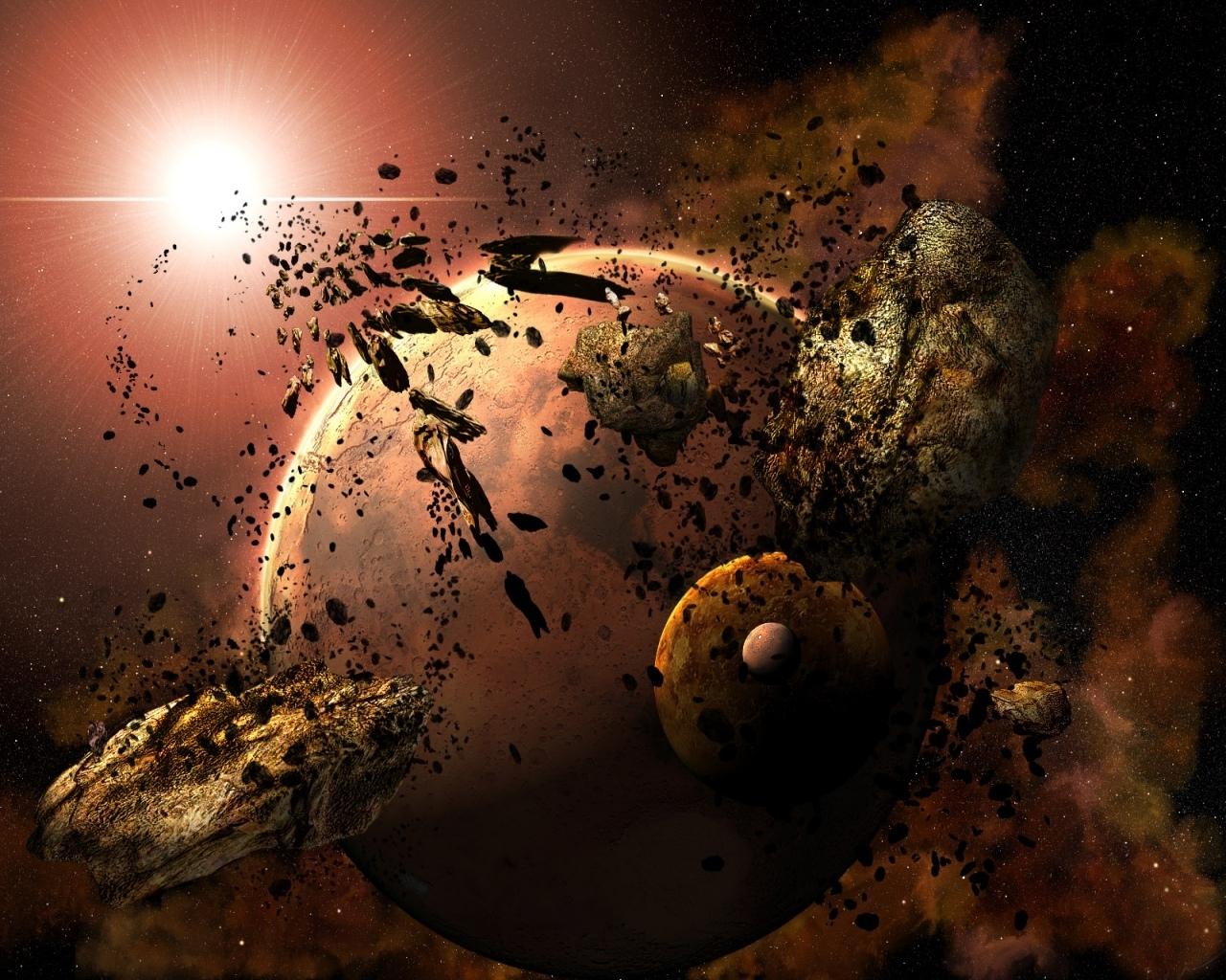 zdjęcie asteroida Przestrzeń kosmiczna planetka Planetoida