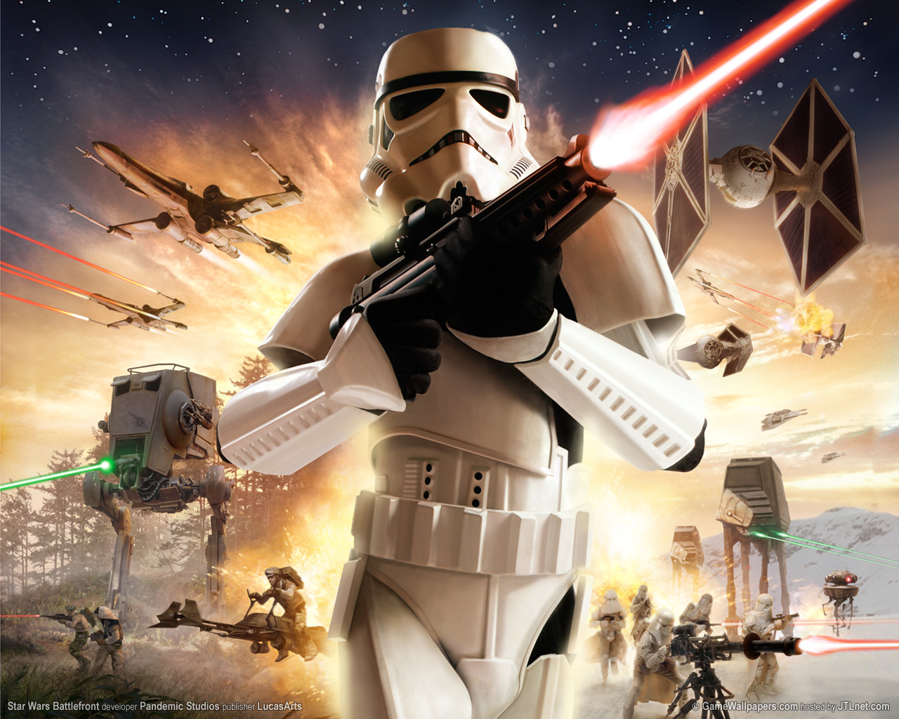 Wallpaper Star Wars vdeo game Games