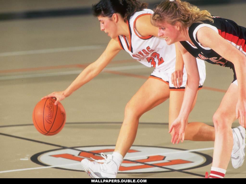 Фотографии Баскетбол спортивный молодая женщина Спорт девушка Девушки спортивные спортивная молодые женщины