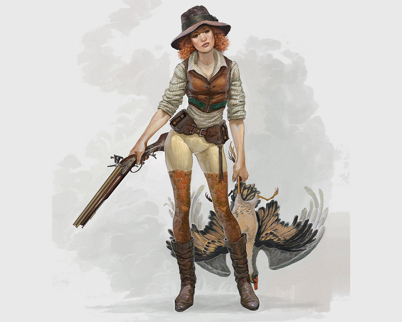 zdjęcie pistolet Wojownik Fantasy Dziewczyny Pistolety wojownicy dziewczyna młoda kobieta młode kobiety