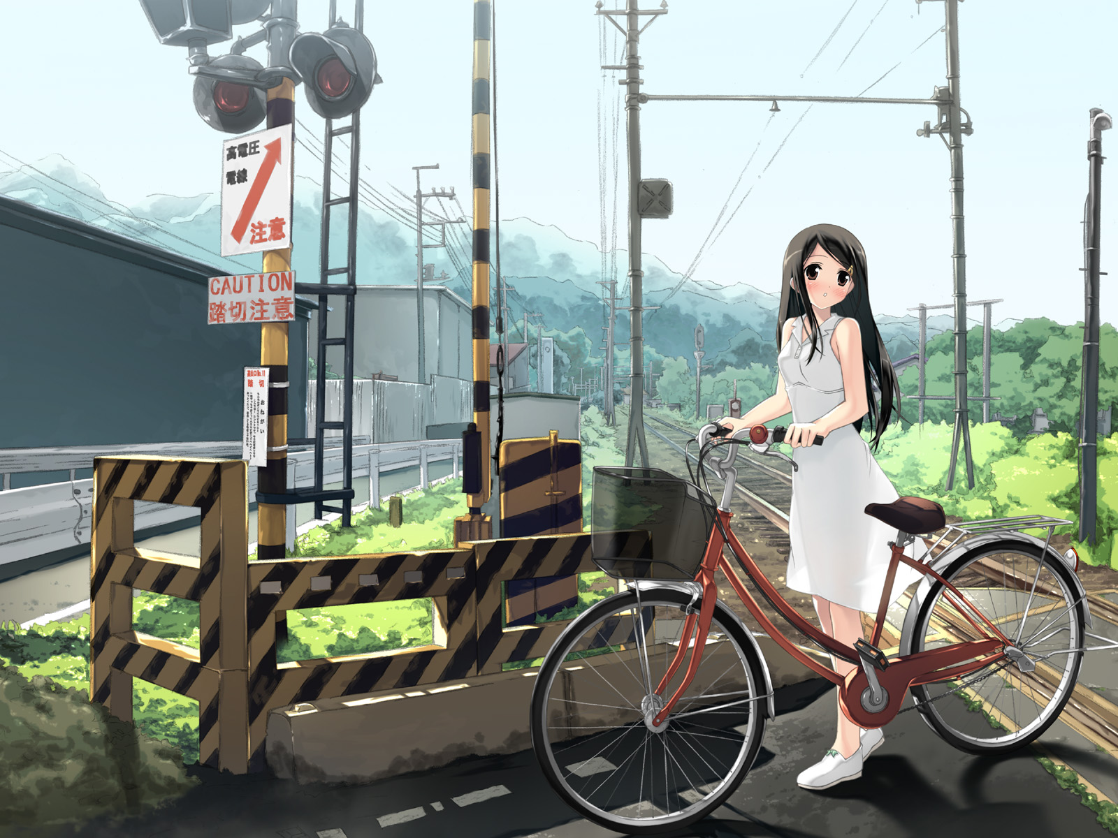Fondos de Pantalla Bicicleta Anime descargar imagenes