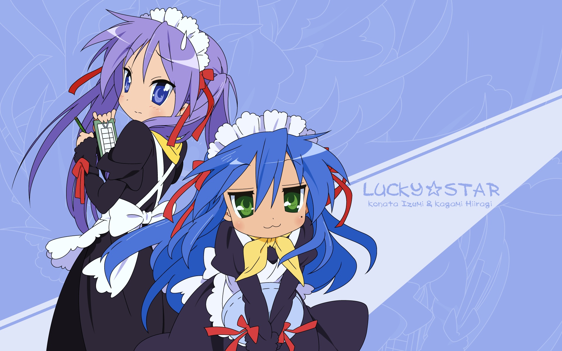 1920x1200 Lucky Star mujer joven, mujeres jóvenes Anime Chicas