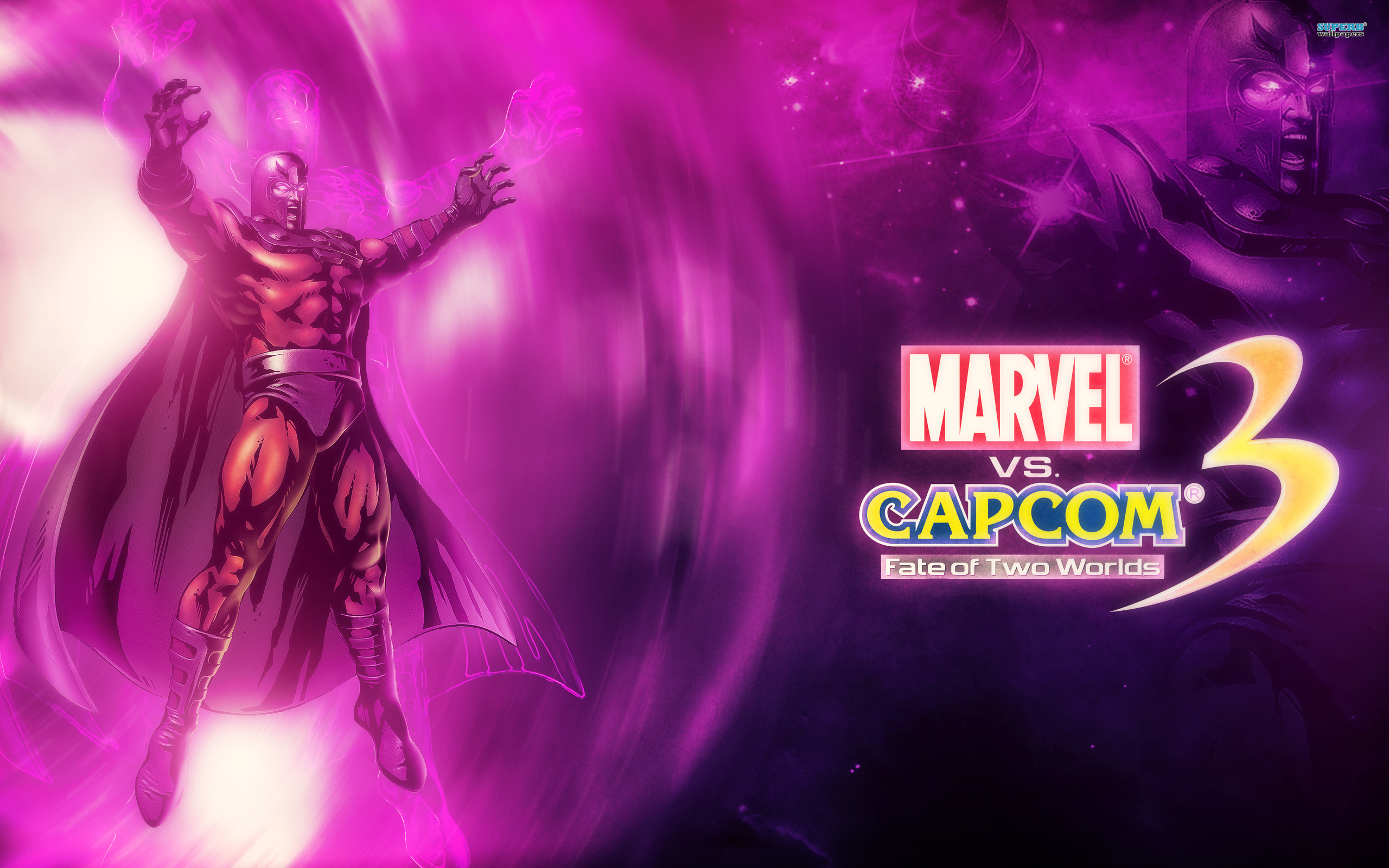 Sfondi Marvel vs Capcom supereroi un uomo Guerrieri Magneto Fantasy gioco 2560x1600 Eroi dei fumetti Uomini guerriero Videogiochi