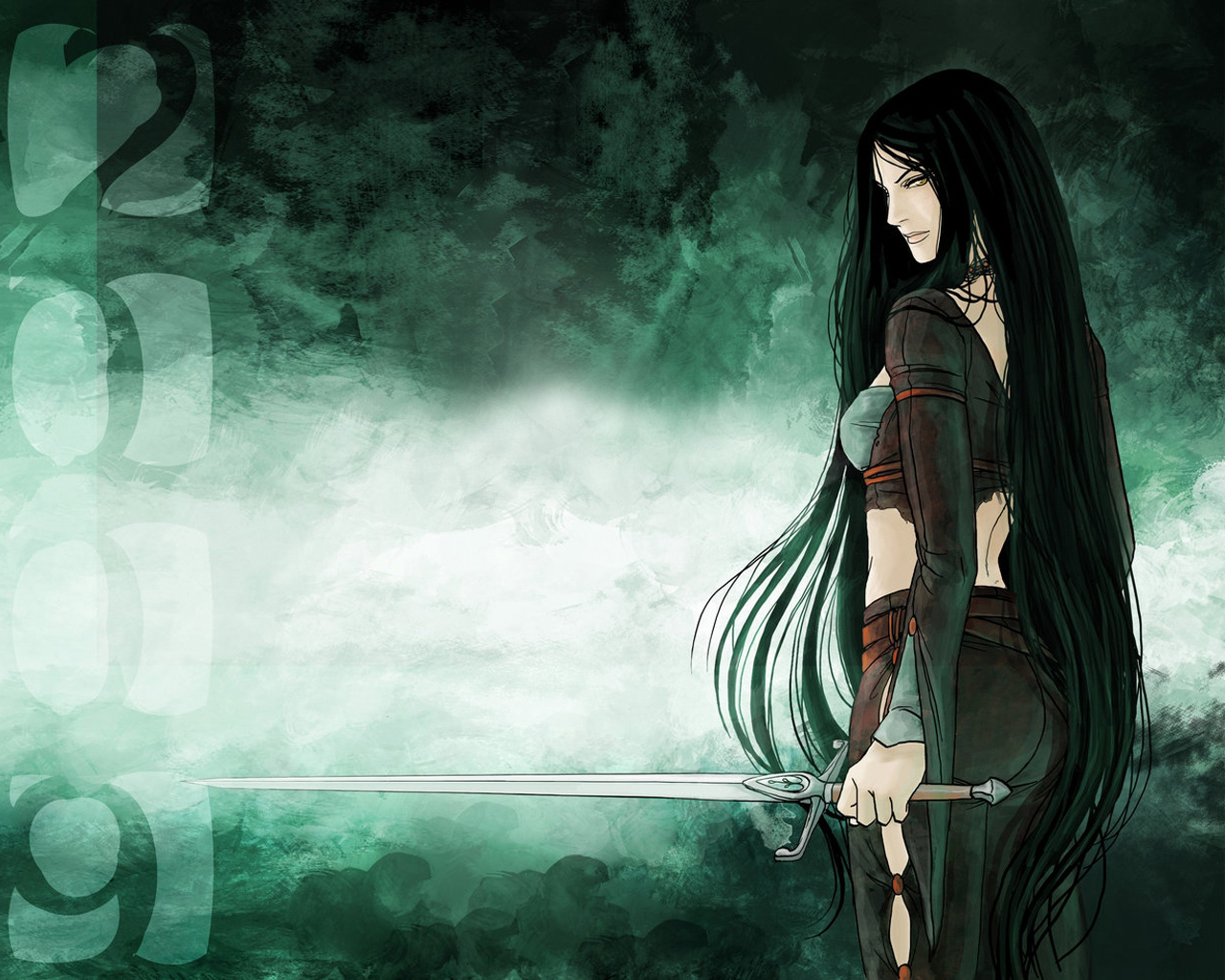 Картинка Мечи воин Фэнтези девушка меч меча с мечом воины Воители Девушки Фантастика молодая женщина молодые женщины