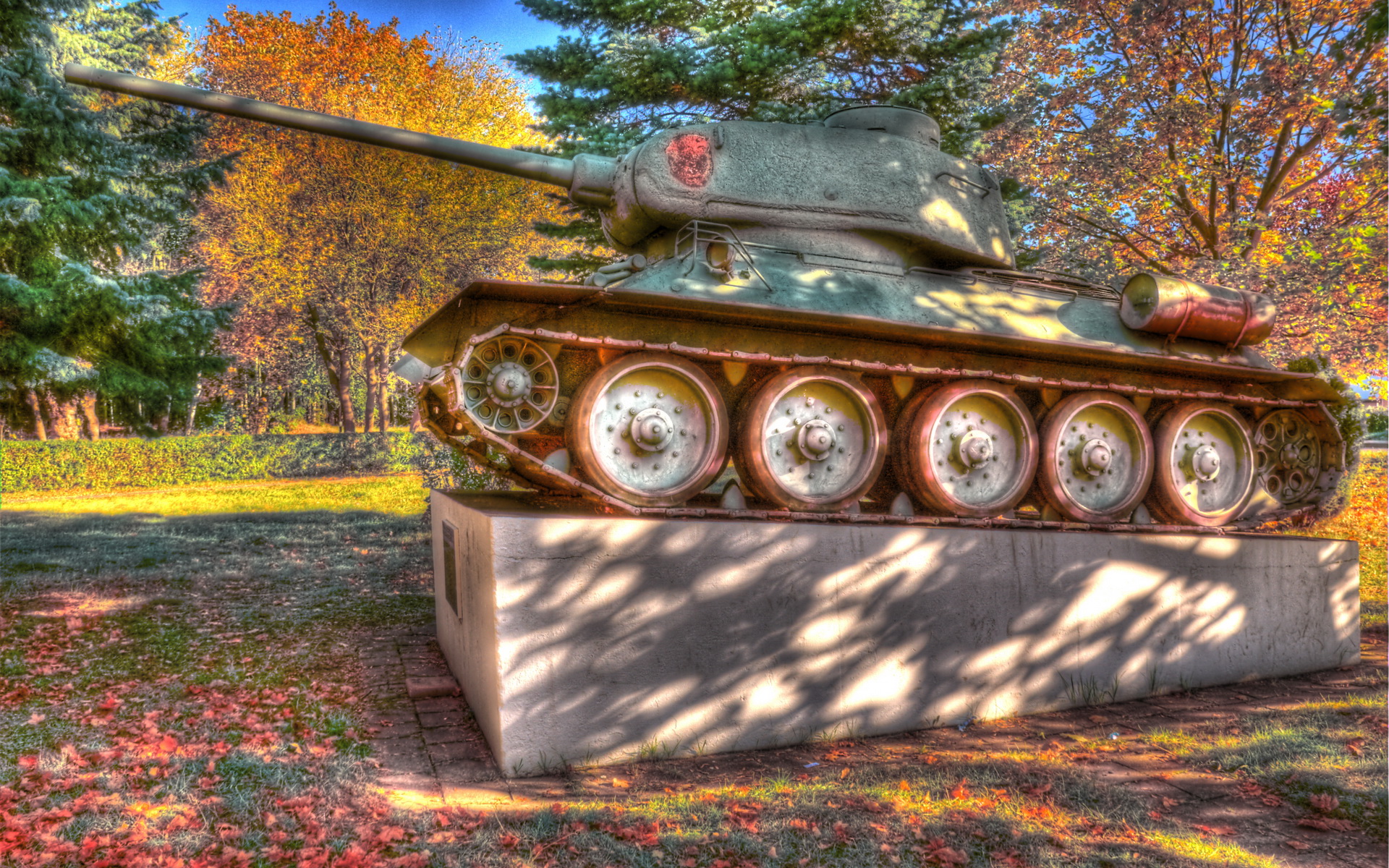 Sfondi del desktop Carri armati Monumento T 34 Esercito 1920x1200 carro armato