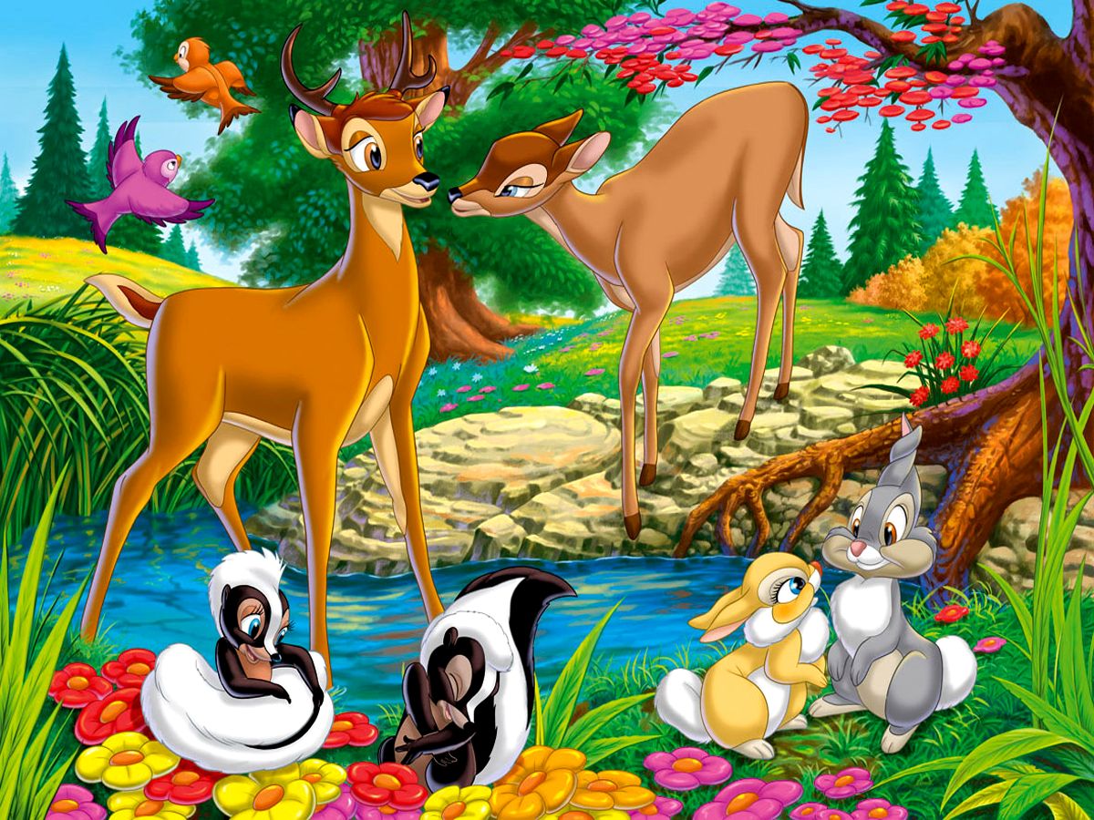 Disney Bambi Cartoons