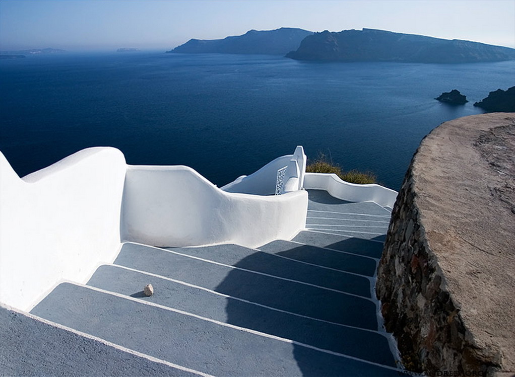 Bilder Hellas trappen byen Kjente bygninger En trapp Byer en by