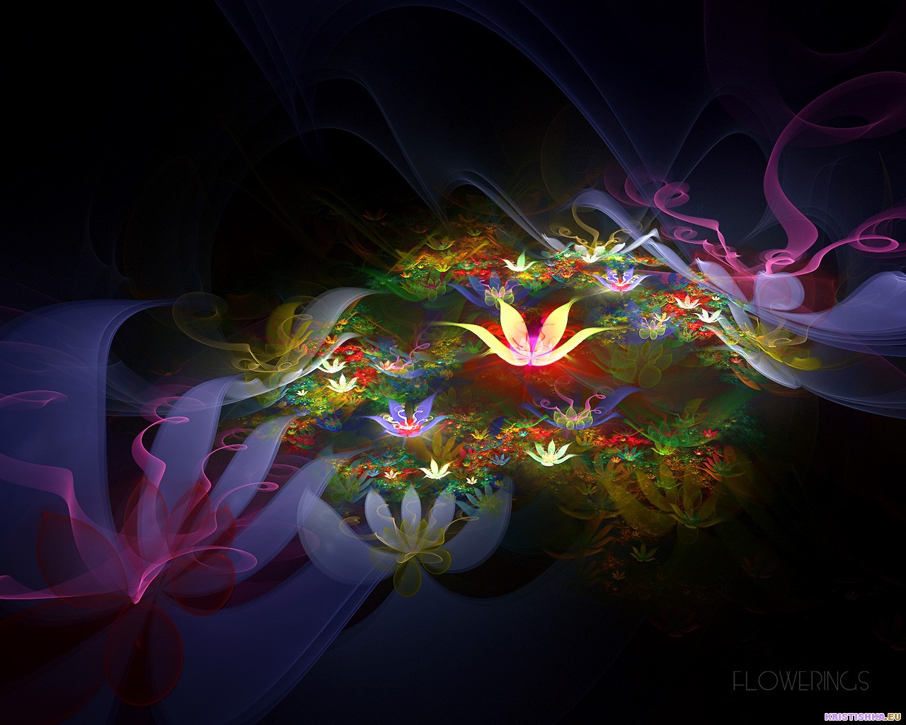 Bakgrunnsbilder 3D grafikk blomst Blomster