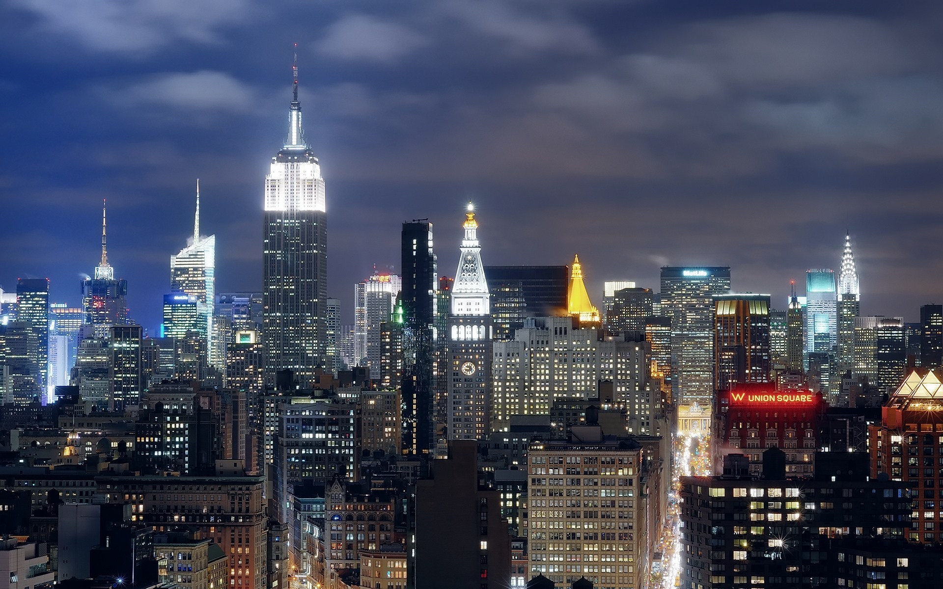 Bilder New York Manhattan amerika Städer 1920x1200 USA stad