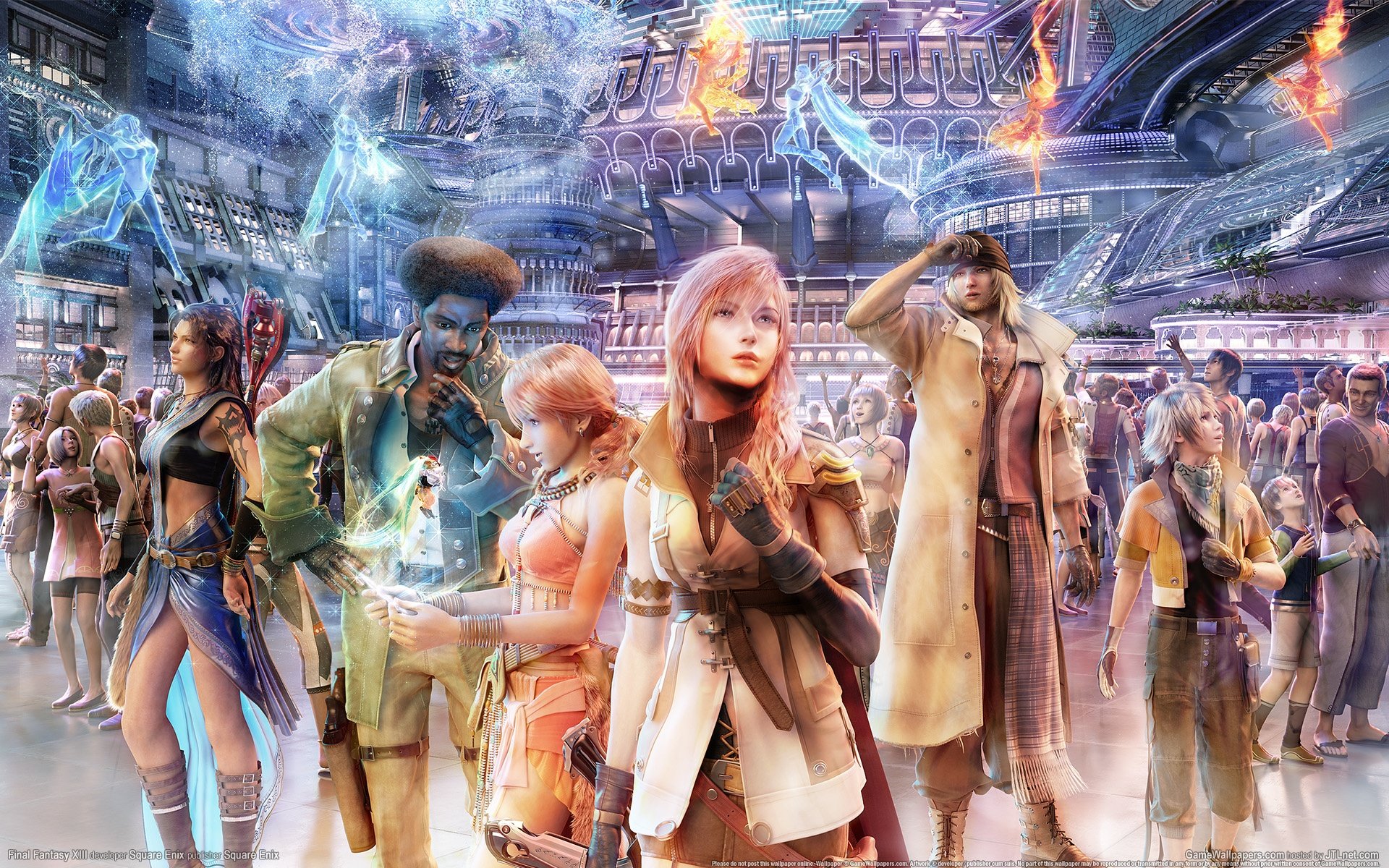 Desktop Hintergrundbilder Final Fantasy Final Fantasy XIII computerspiel 1920x1200 Spiele