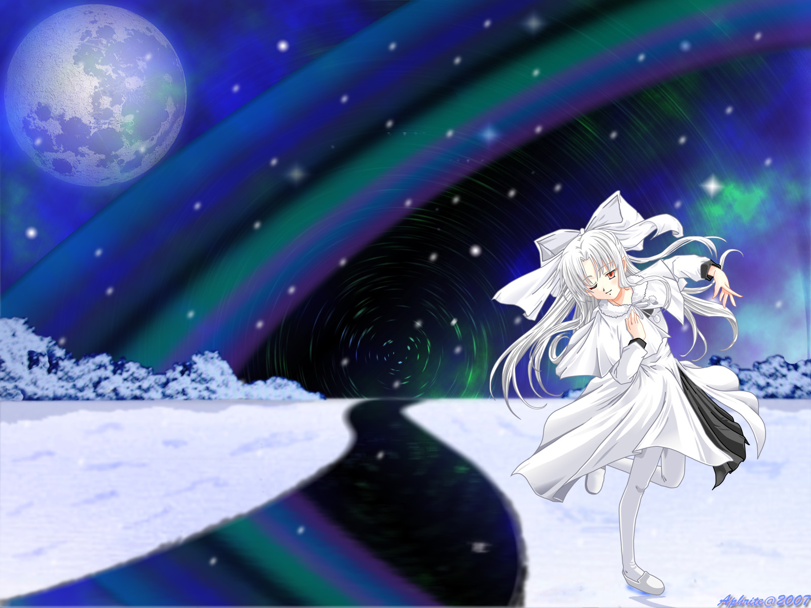 Фотография Повесть о лунной принцессе Аниме 1600x1200 Shingetsutan Tsukihime