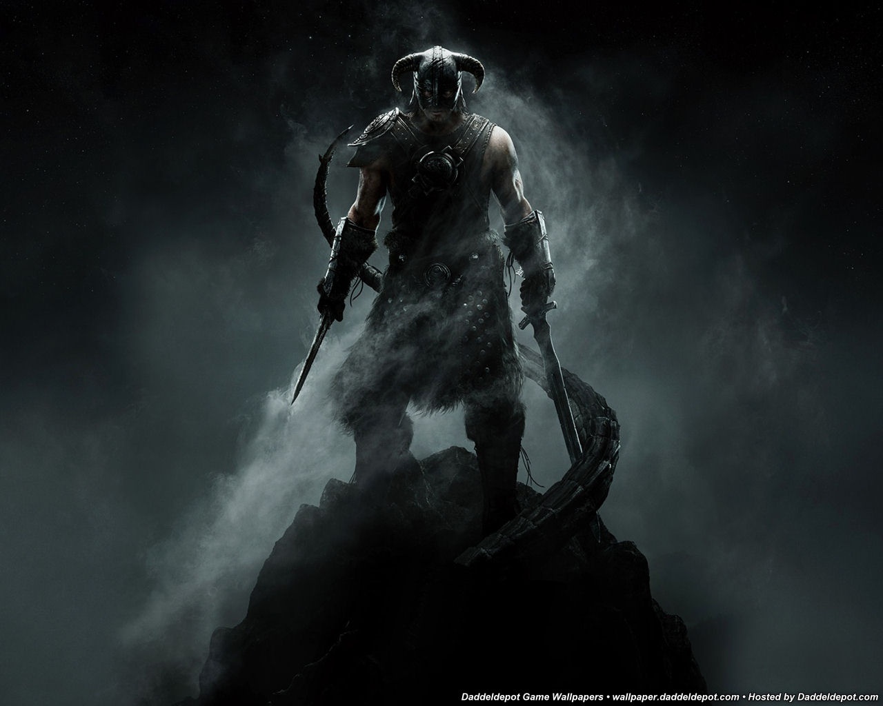 Фото The Elder Scrolls The Elder Scrolls V: Skyrim воитель в шлеме с