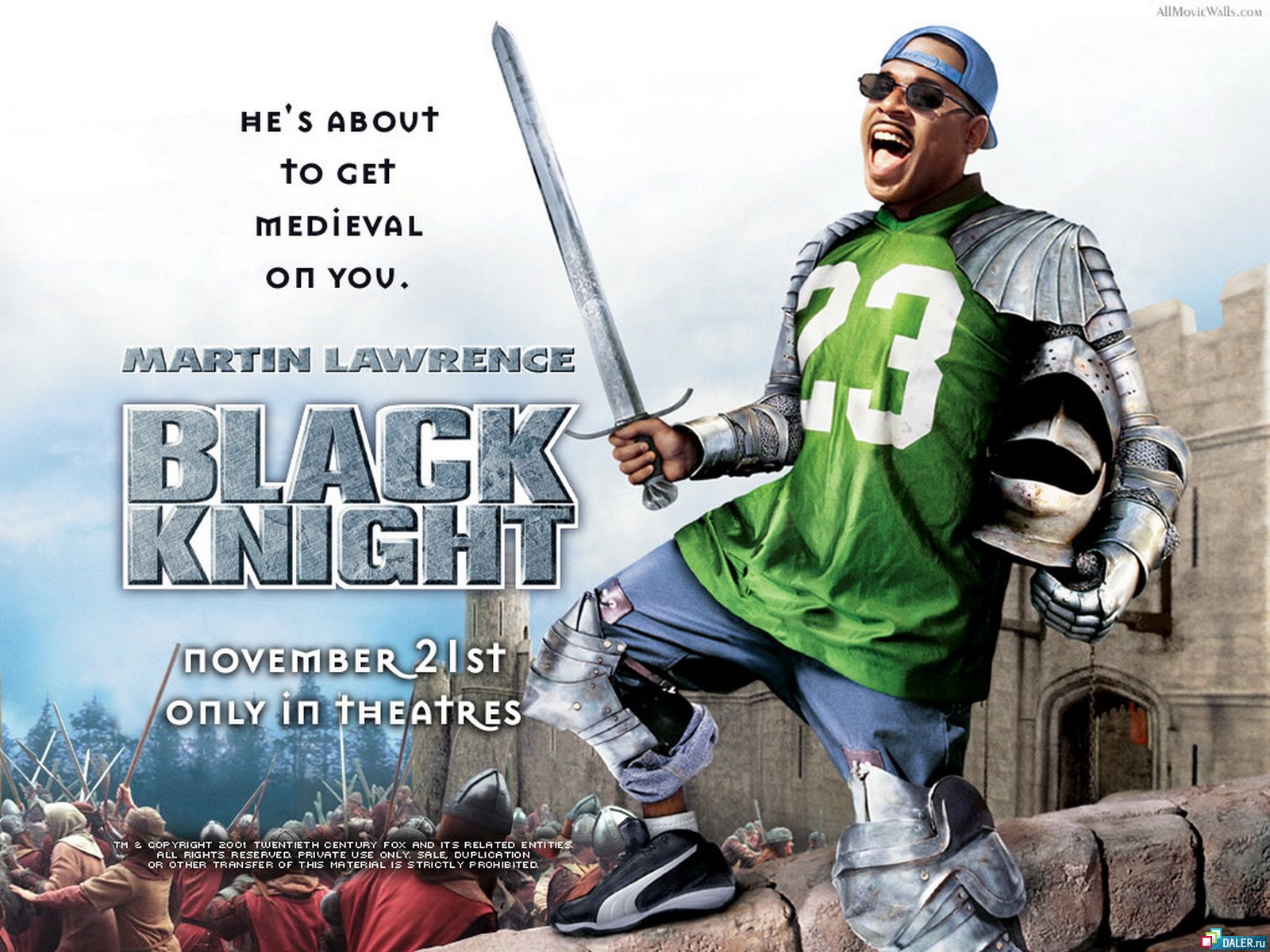 Martin Lawrence Black Knight Negróide Negros Filme