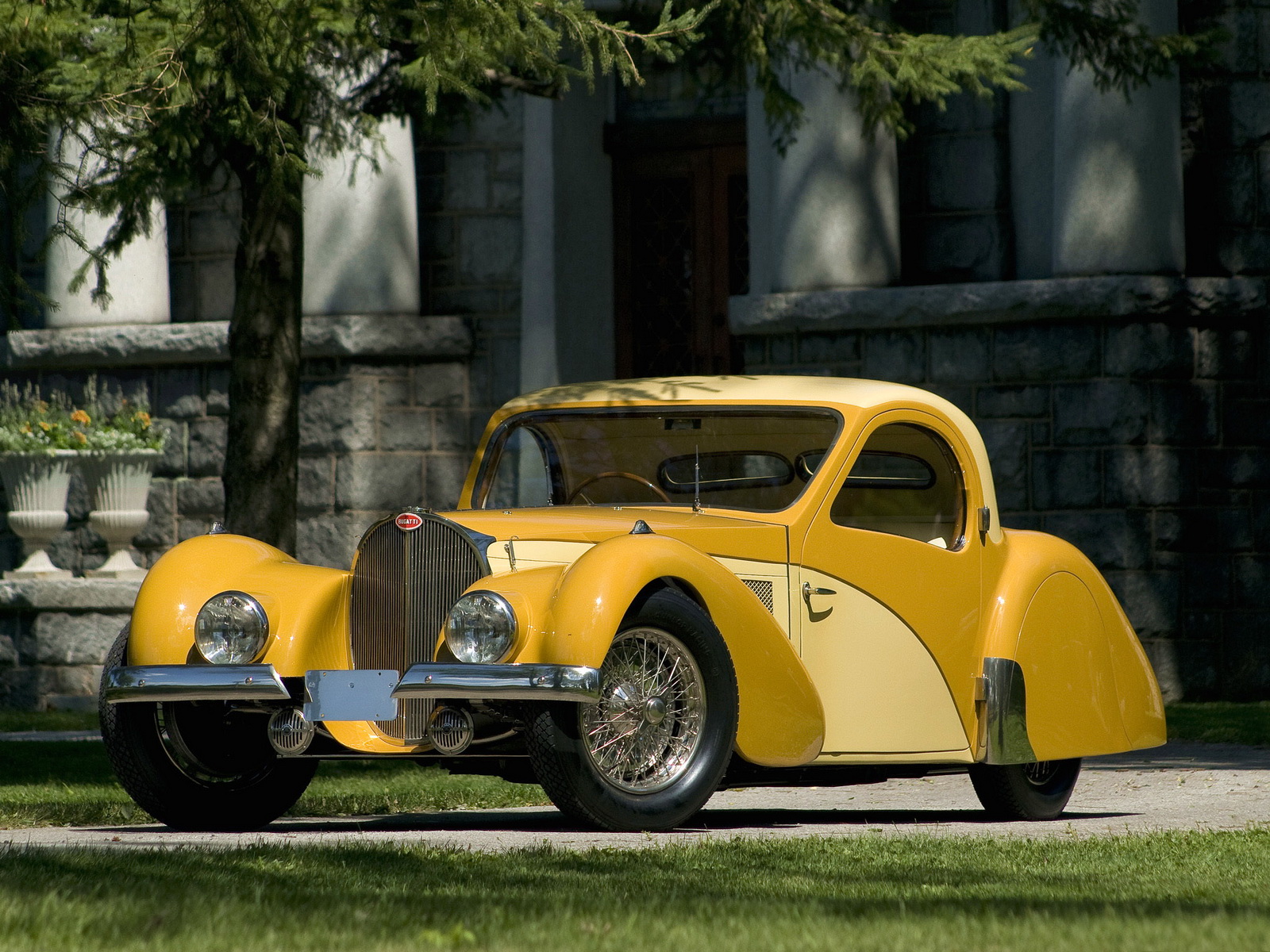 Фотографии BUGATTI bugatti 1936 г. авто 1600x1200 машина машины Автомобили автомобиль