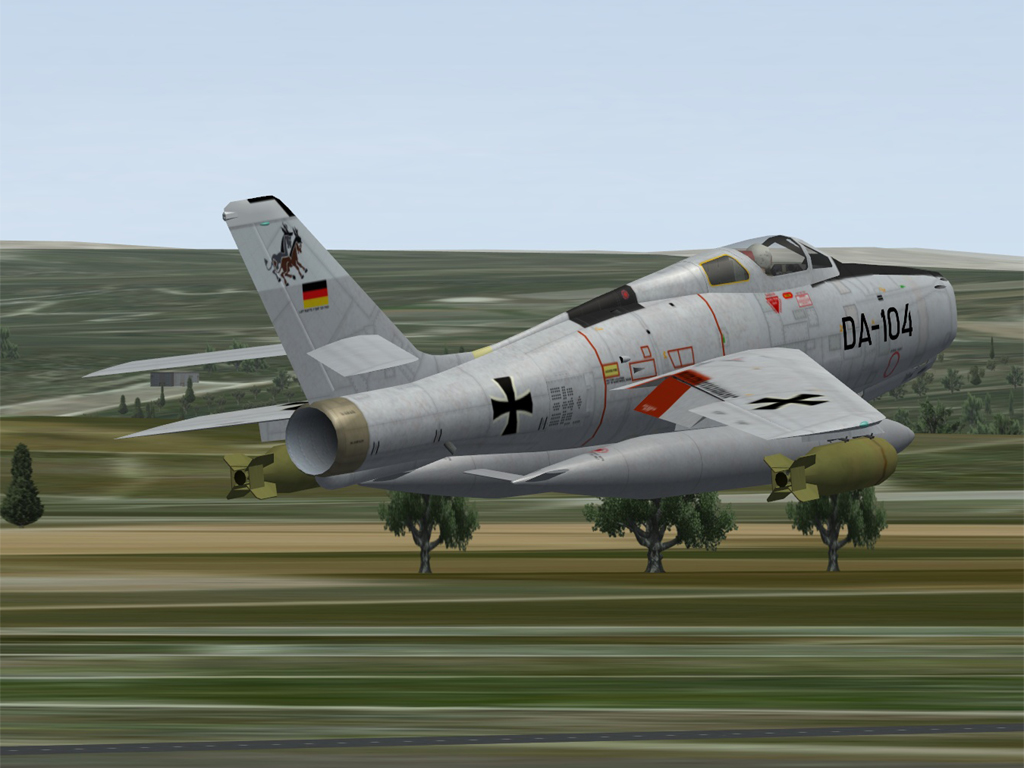 zdjęcia Myśliwiec Samoloty F-84 Thunderstreak Lotnictwo samolot myśliwski samolot
