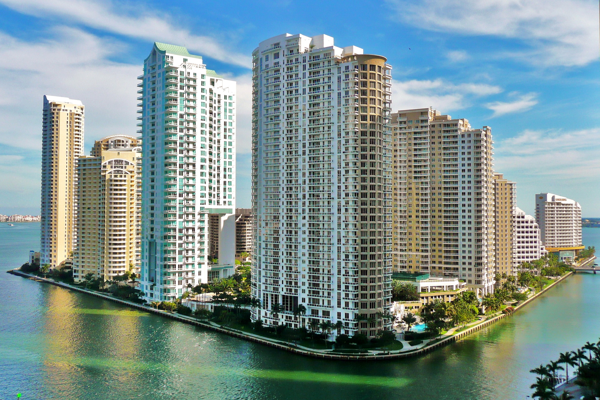 Bilder von Miami USA Brickell Key Städte Vereinigte Staaten