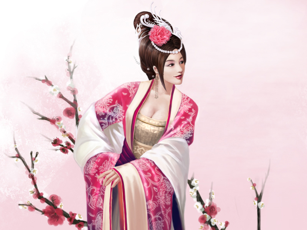 Fondos de Pantalla Kimono Fantasía Chicas descargar imagenes