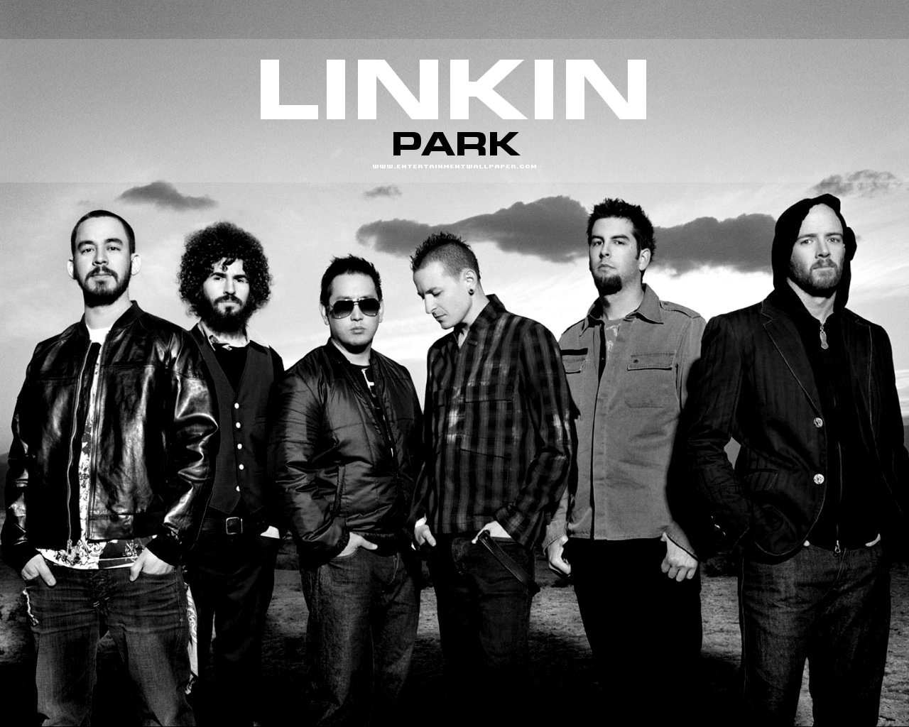 Картинки Linkin Park черно белое фото группы Музыка