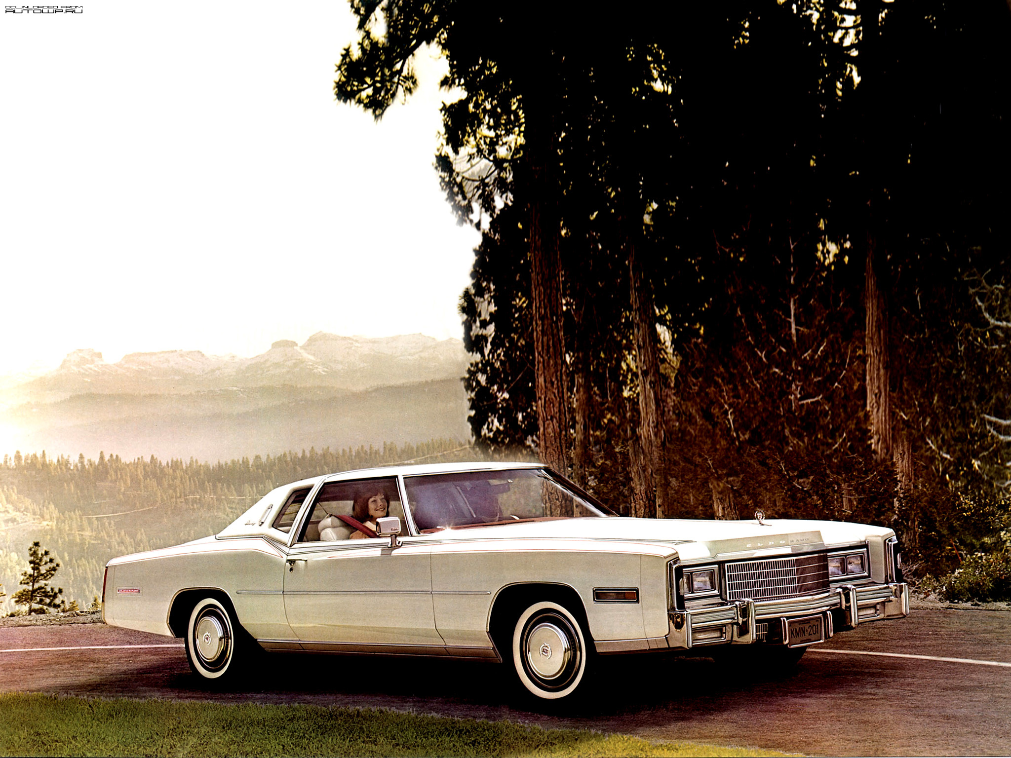 壁紙 48x1536 キャデラック Eldorado Coupe 1977 自動車 ダウンロード 写真