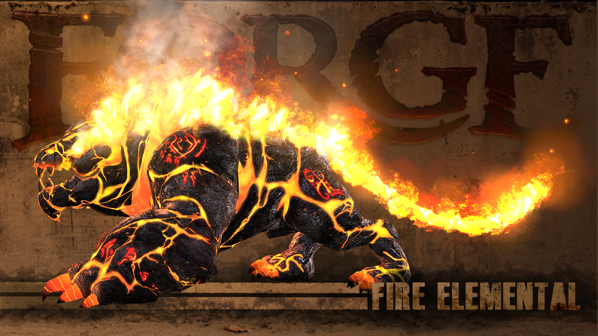 1920x1080 FORGE Fire Elemental videojogo Jogos