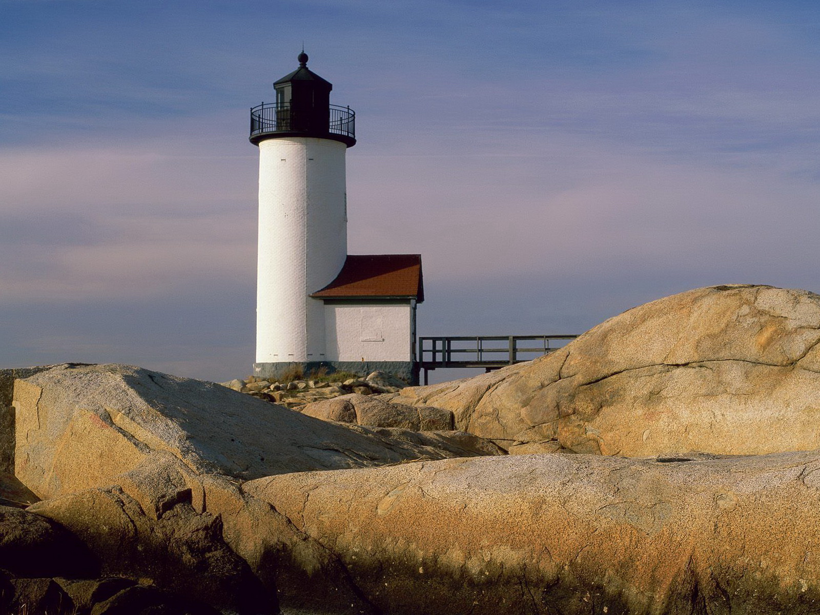 Bilder USA Annisquam Harbor Light, Massachusetts Städte Kleine Städte 1600x1200 Vereinigte Staaten