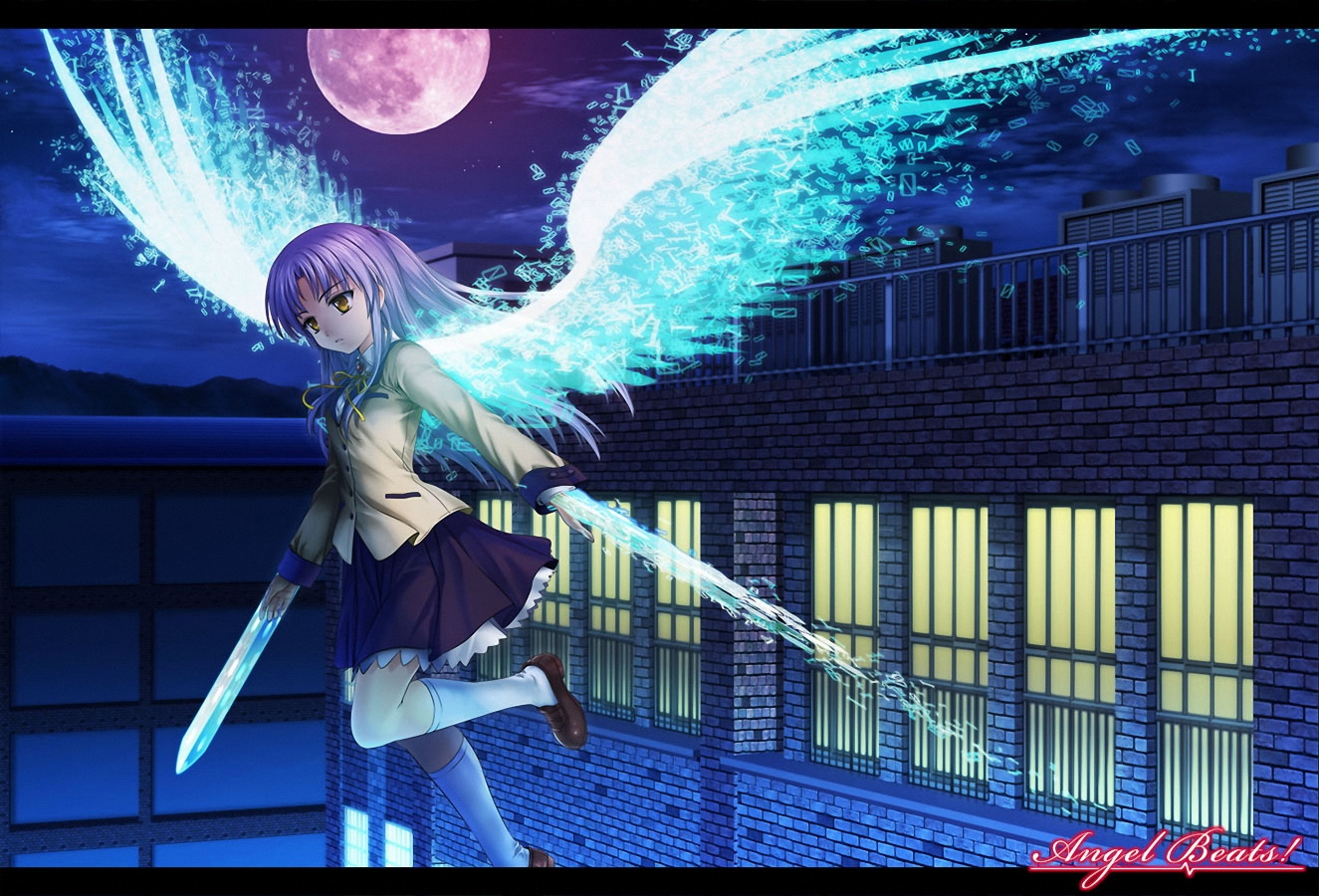 Desktop Hintergrundbilder Angel Beats! Anime