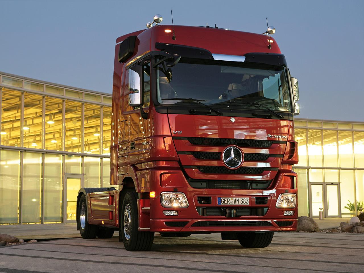 Tapeta Ciężarówki Mercedes-Benz samochód samochód ciężarowy Samochody
