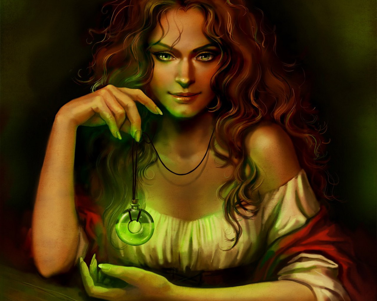 Зеленоглазая ведьма