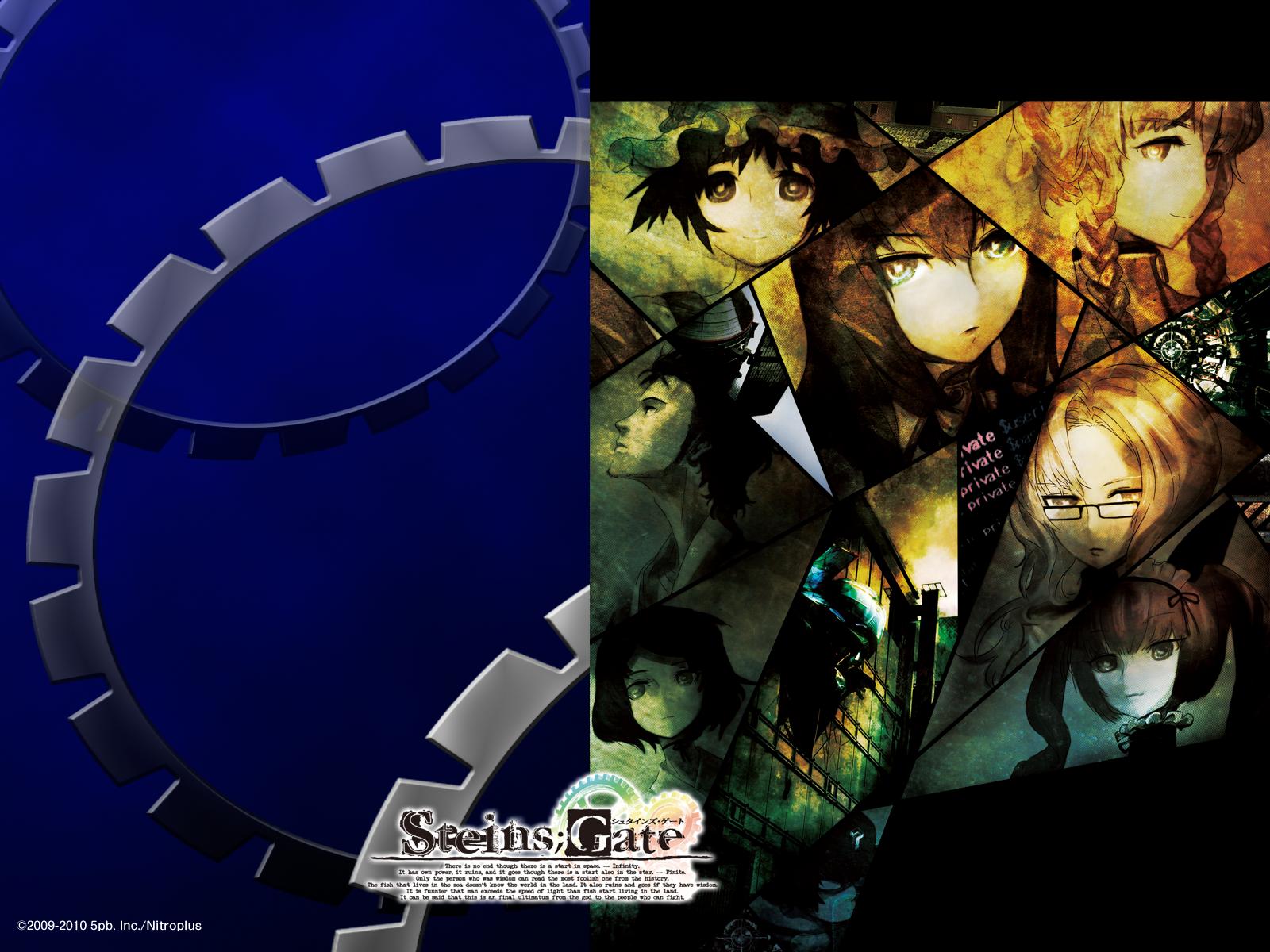 Bakgrunnsbilder til skrivebordet Steins;Gate Anime 1600x1200
