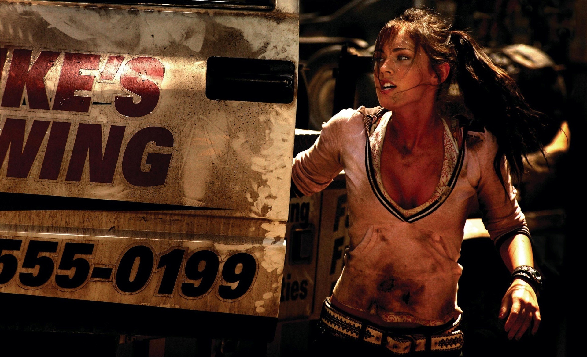 Skrivebordsbakgrunn Transformers (film) Megan Fox Film