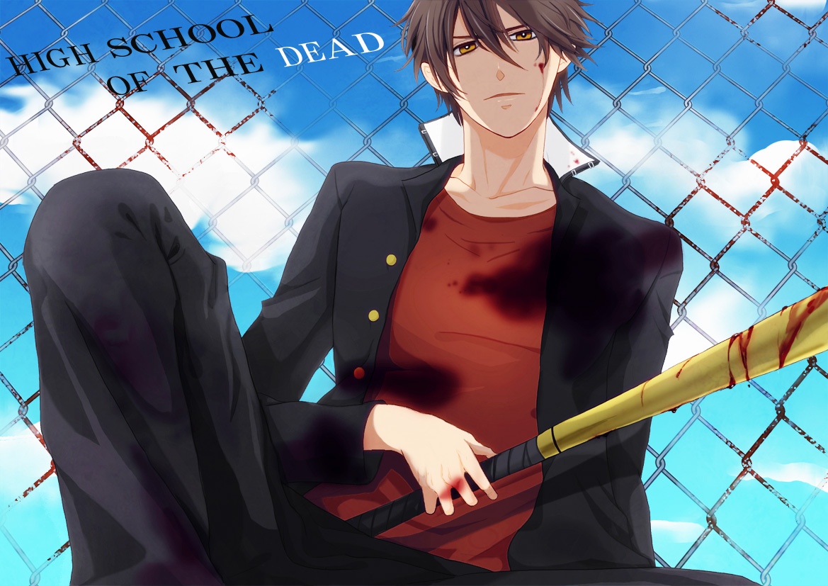 Tapeta Gakuen Mokushiroku: High School of the Dead Anime 1169x827