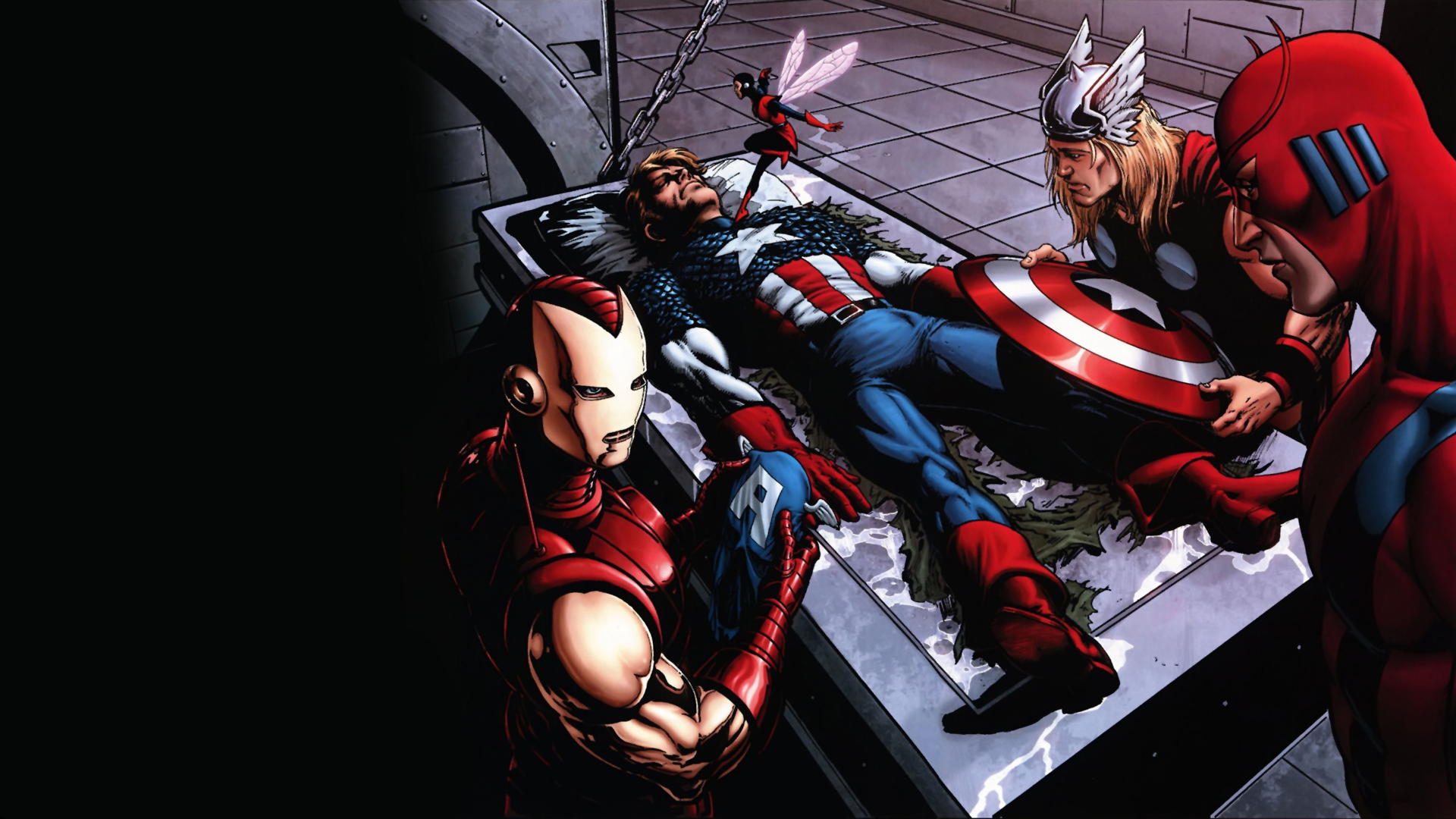 Фотография Герои комиксов Капитан Америка герой Железный человек герой Фэнтези супергерои Фантастика