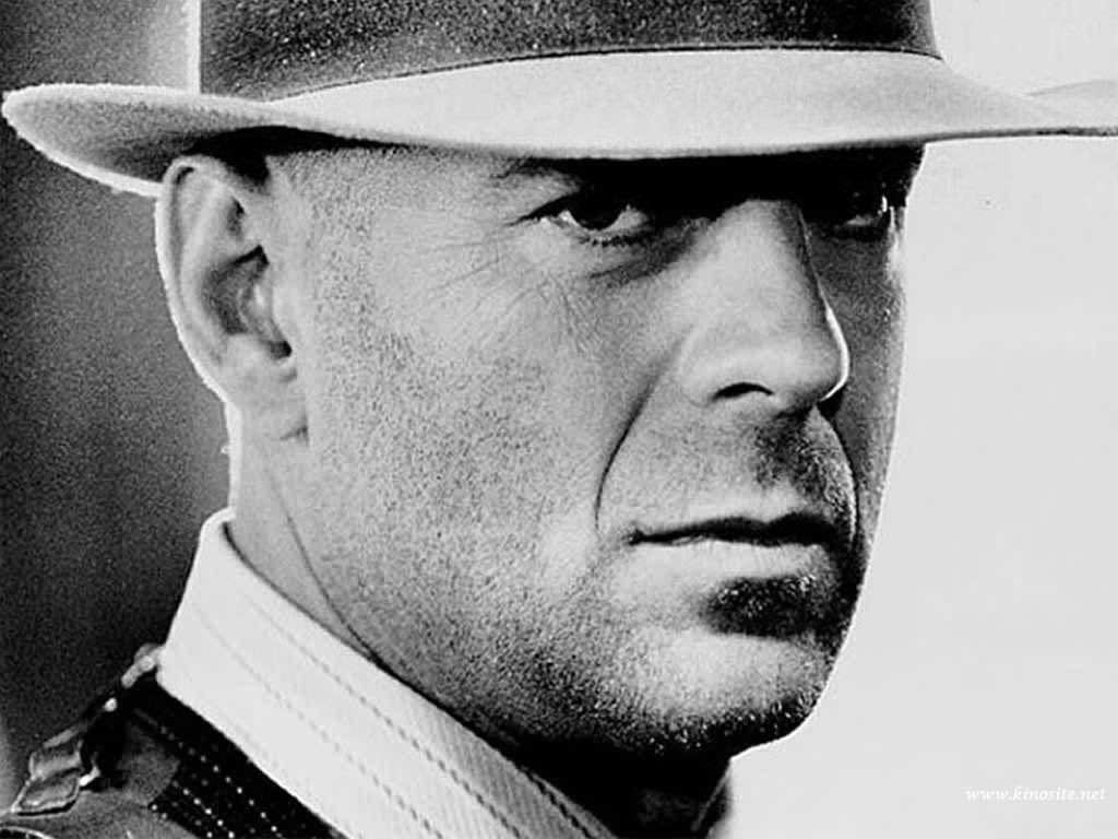 Bruce Willis Last Man Standing Chapéu Face Rosto Filme