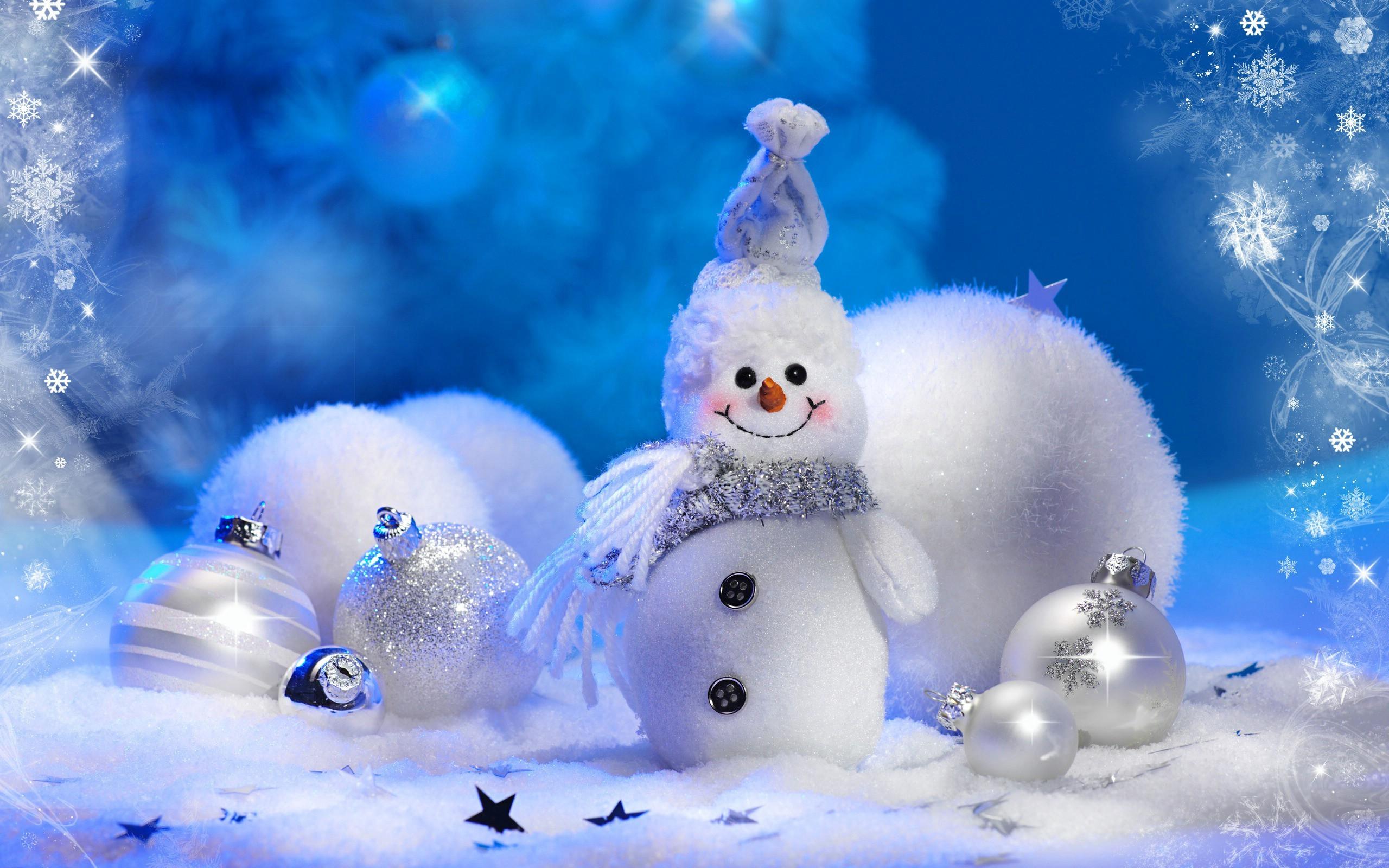Día festivos Año Nuevo Muñecos de nieve
