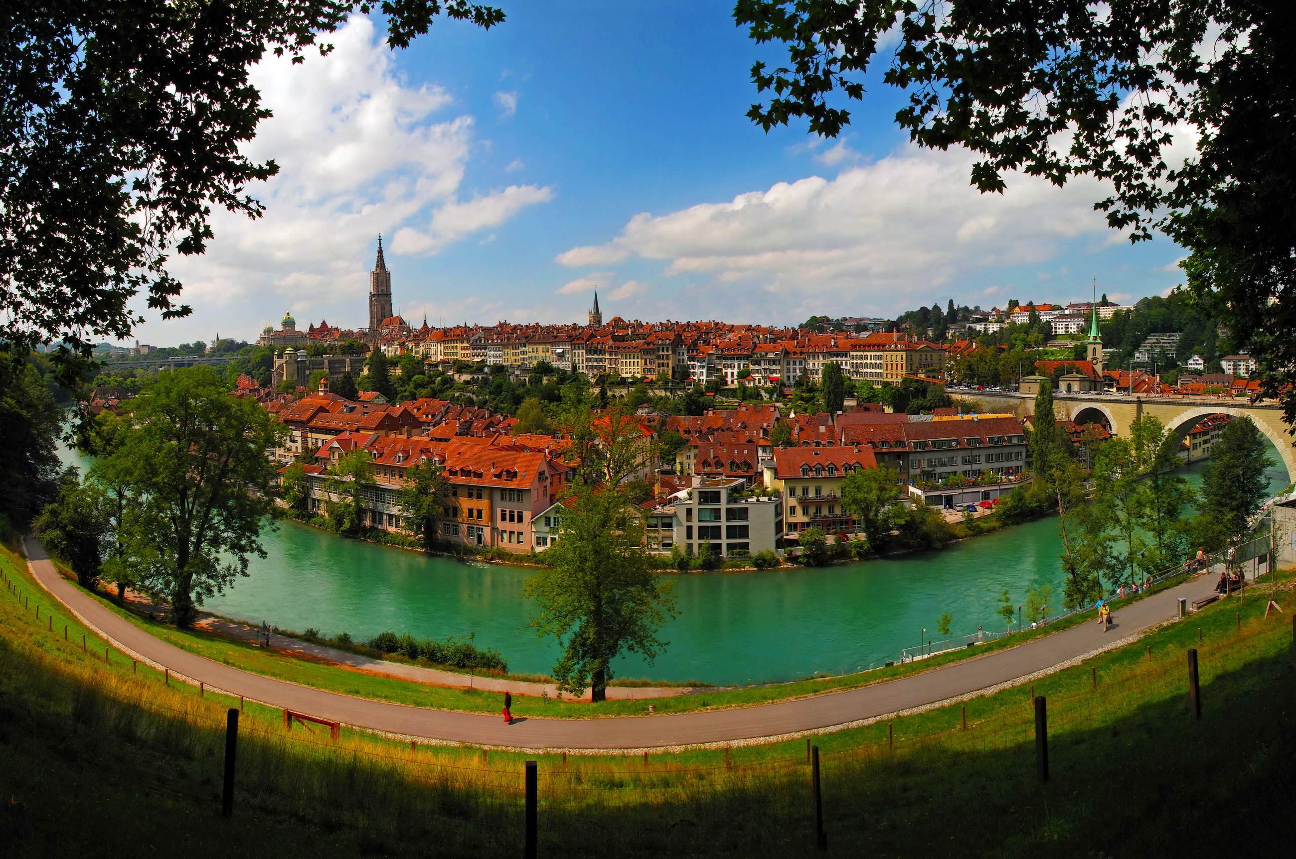 Фото Берн Швейцария город 2600x1725 Города