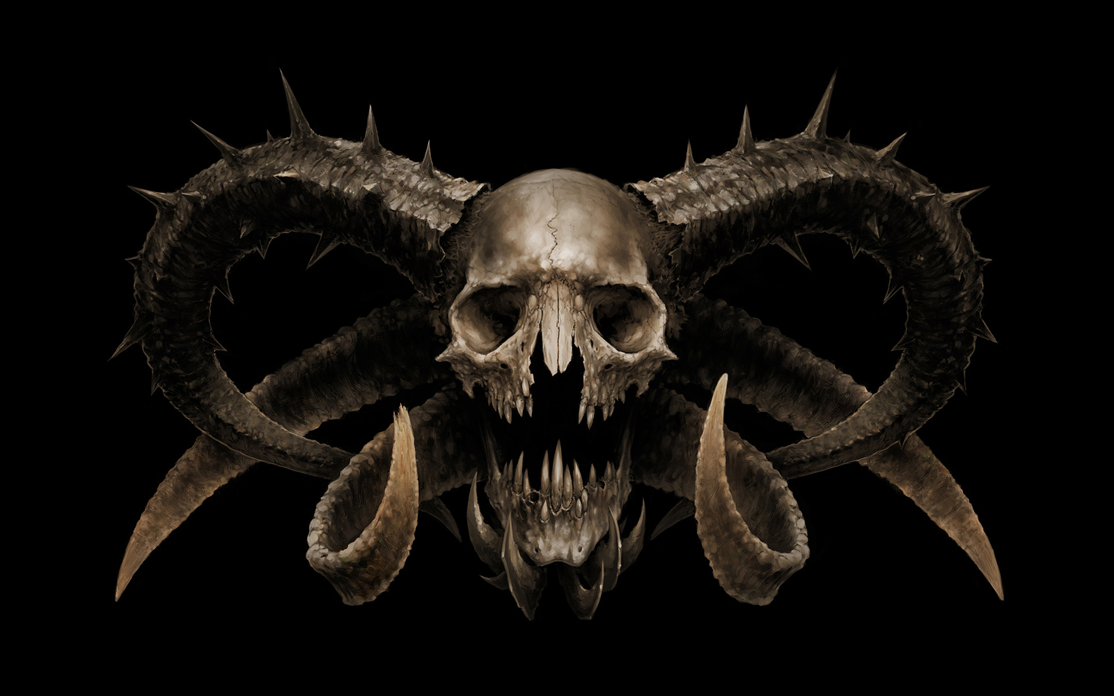 Desktop Wallpapers Skulls Fantasy