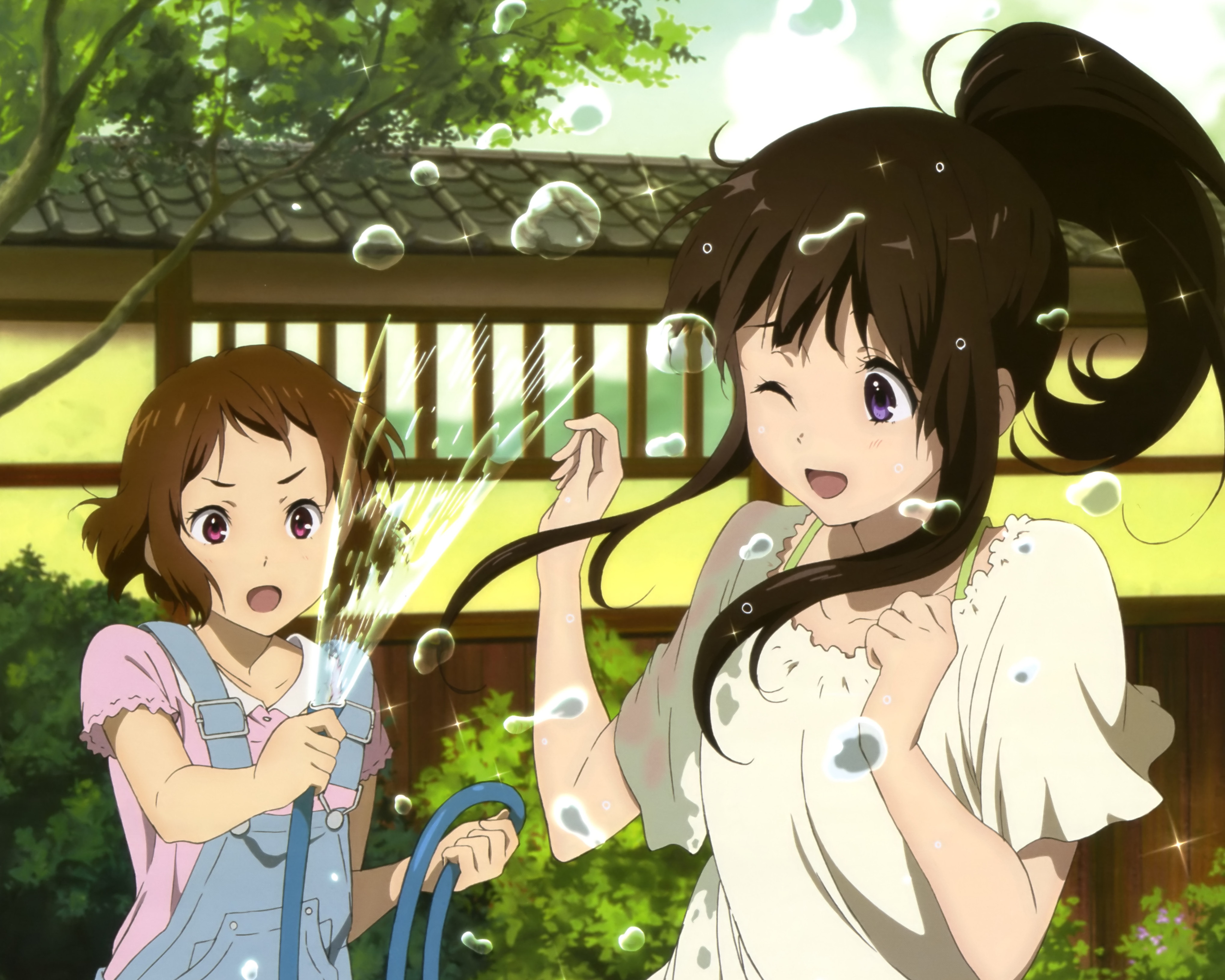 Achtergrond Hyouka Anime jonge vrouw Jonge vrouwen
