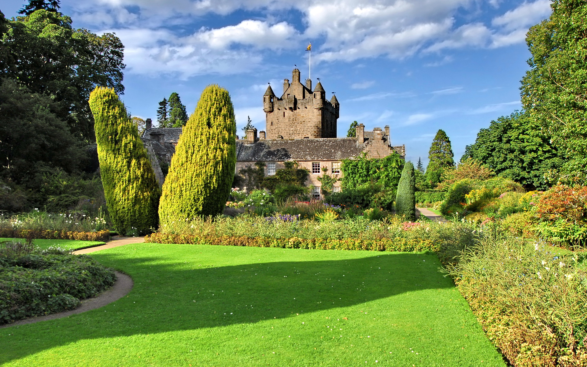 1920x1200 Castelo Escócia Cawdor Castle Cidades