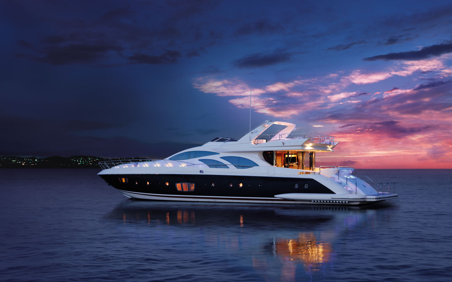 Foto Luxus Yacht Jacht