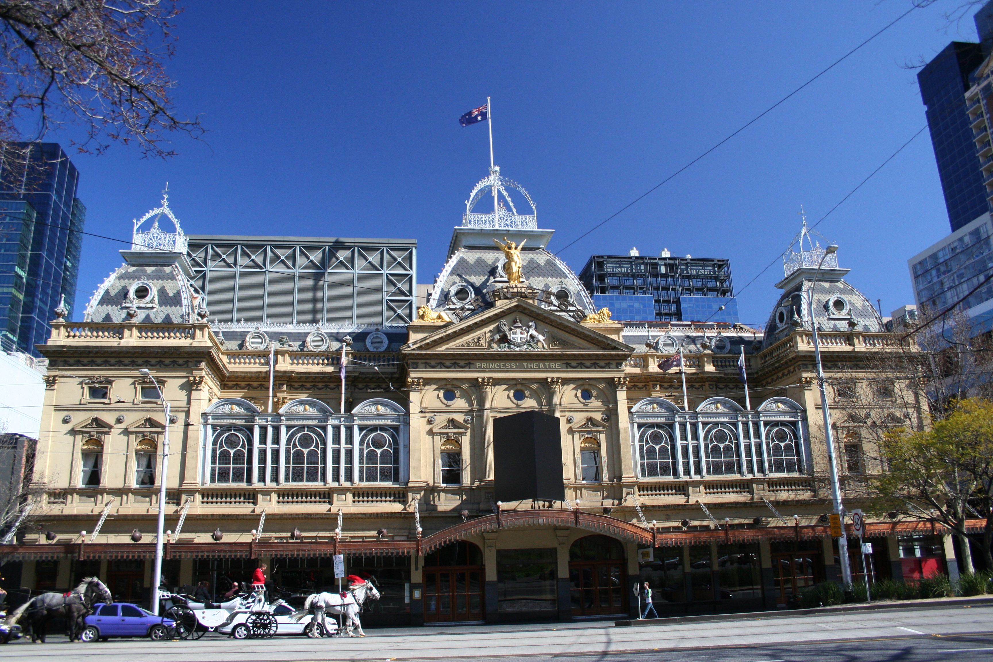 Foto Melbourne Australien Princess Theatre Himmel Städte