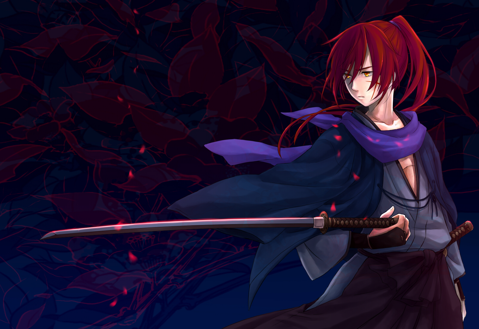 Bilde Rurouni Kenshin Ung mann Himura Kenshin Anime 600x412 tenåring gutt