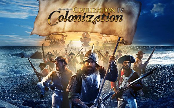Tapety Sid Meier's Civilization IV: Colonization gra wideo komputerowa 600x375 Gry wideo