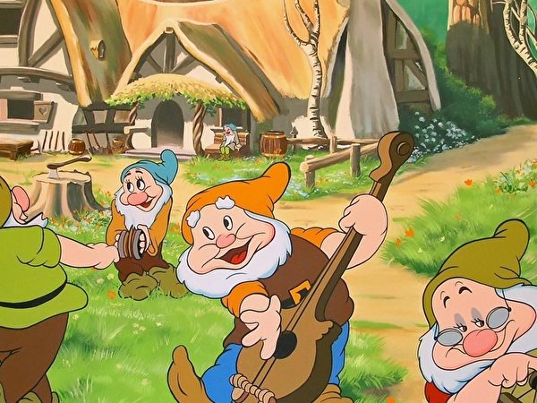 Desktop Wallpapers Disney Snow White and the Seven Dwarfs Cartoons 600x450