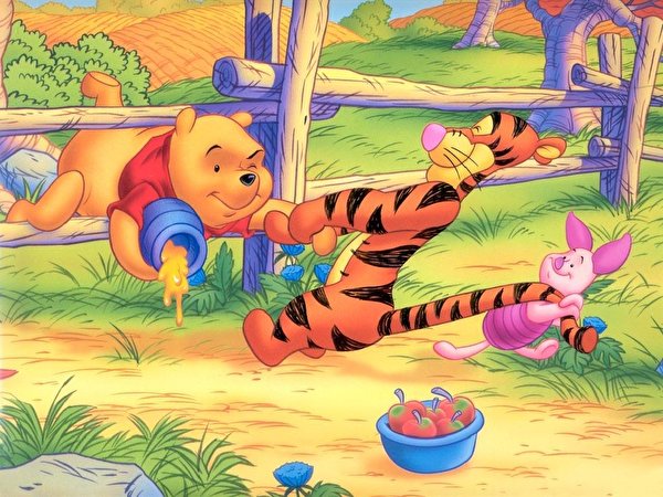 Achtergrond Disney The New Adventures of Winnie the Pooh Cartoons 600x450