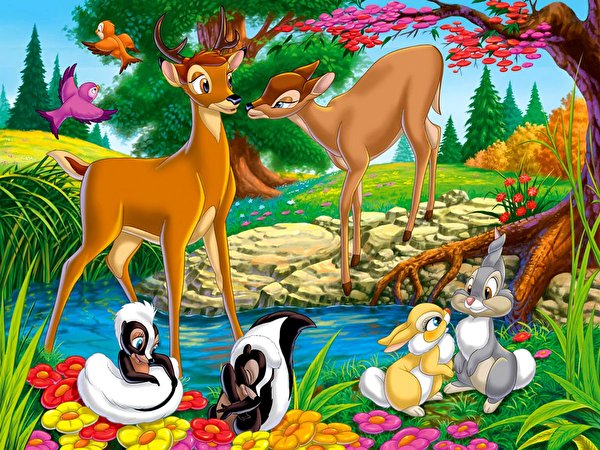 600x450 Disney Bambi Cartoons