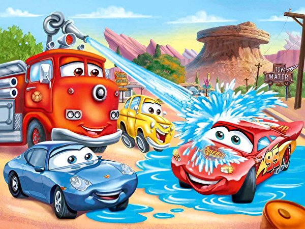 Achtergronden bureaublad Disney Cars 2006 Cartoons 600x450