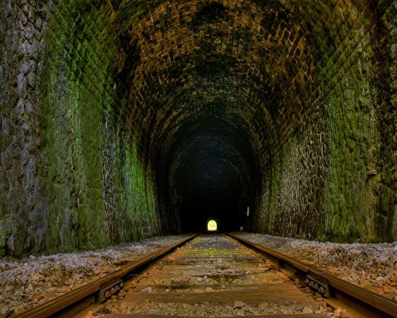 Images Rails Tunnel Railroads 562x450