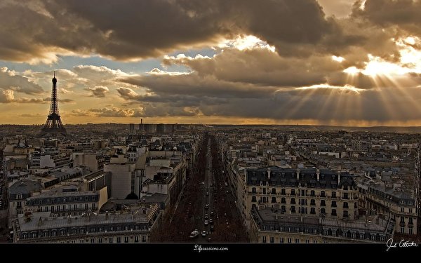 Desktop Hintergrundbilder Eiffelturm Frankreich Haus Städte 600x375 Gebäude
