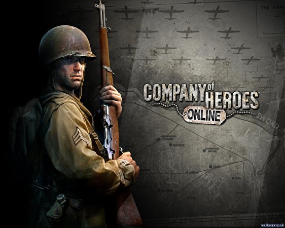 Bilder på skrivbordet Company of Heroes Online dataspel 562x450 spel Datorspel